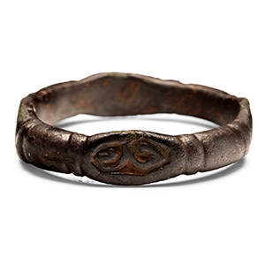 Bronze Ring with Four Ovate Bezels