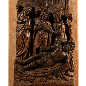 Oak Altar Fragment Depicting the Lamentation