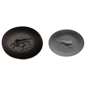 Roman Gemstone with Bull Trampling a Dog