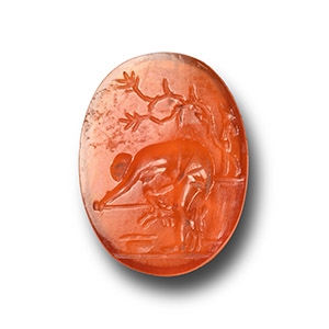 Gemstone with Sacrifice Scene
