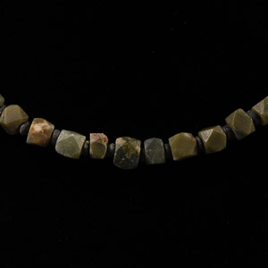 Facetted Hardstone Bead Necklace