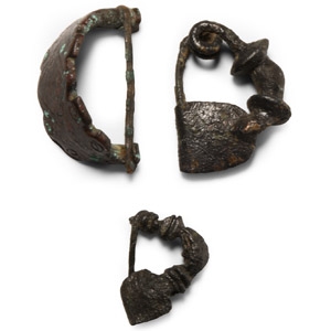 Roman Bronze Brooch Group