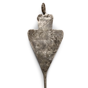Western Asiatic Decorated Silver Pin