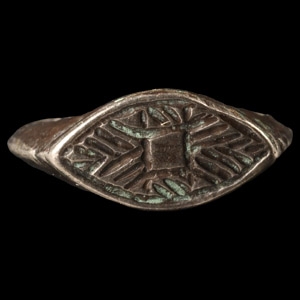 Decorated Silver Ring
