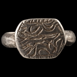Silver Decorated Ring