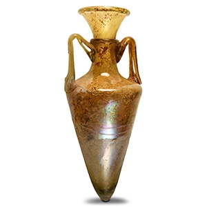 Roman Honey-Coloured Glass Amphora
