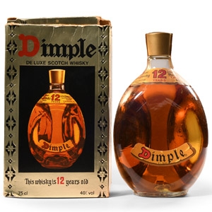 Vintage 1980s 12 Year Old Blended Dimple Scotch Whisky