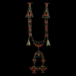 Late Iron Age Enamelled Bronze Brooch Set