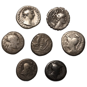 Ancient Roman Imperial Coins - Mixed AR Denarius Group [7]