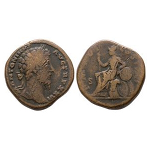 Marcus Aurelius - Roma AE Sestertius