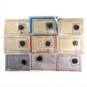 Ancient Roman Imperial Coins - Mixed AE Sestertius Coin Group [9]