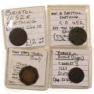 Tokens - Mixed 17th Century - AE Trade Token Group [4]