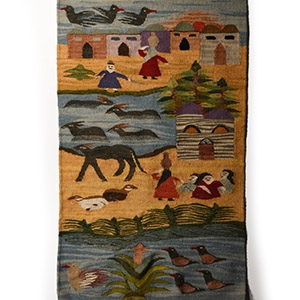 Vintage Tapestry in the style of the Ramses Wissa Wassef School