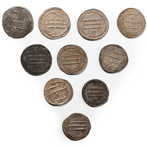 World Coins - Islamic - Abbasid Dynasty - AR Dirham Group [10]