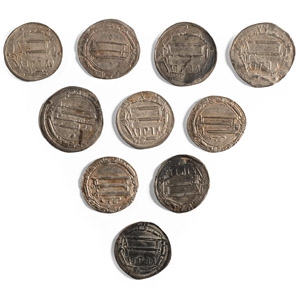 World Coins - Islamic - Abbasid Dynasty - AR Dirham Group [10]