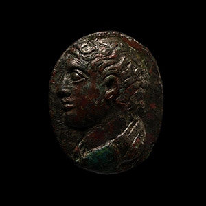 Bronze Ring with Portrait