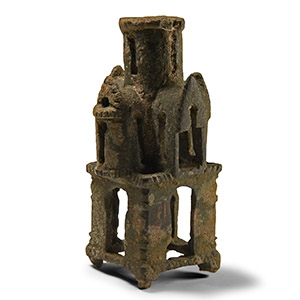 Bronze Ecclesiastical Finial Support for a Cross