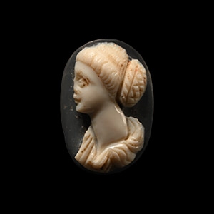 Roman Carved Cameo of a Female