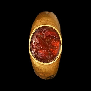 Gold Ring with Gemstone
