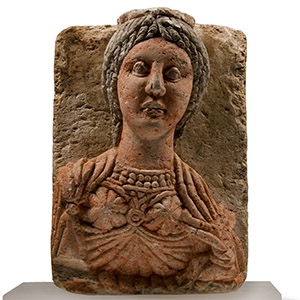 Limestone Female Bust