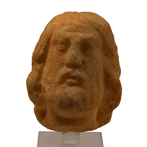 Roman Marble Head of Asclepius