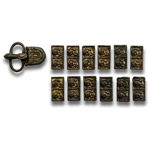 Byzantine Bronze Belt Fitting Set