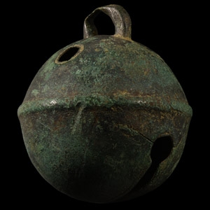Large Post Medieval Bronze Crotal Bell