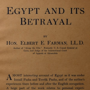 General Books - Egypt and its Betrayal