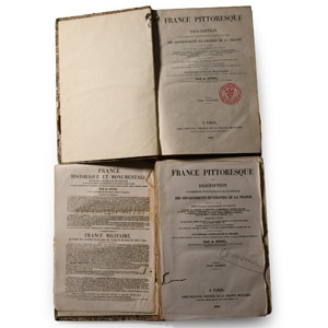 General Books - France Pittoresque - Description Pittoresque, Topographique et Statistique des Départements et Colonies de la France, 2 Volumes