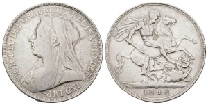 Great Britain. Hanover, Victoria AR Crown.
