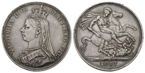 Great Britain. Hanover, Victoria AR Crown.