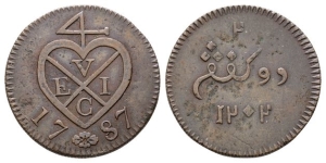 Malaya, Sumatra. British East India Company CU 1 Keping.