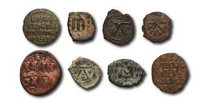 Byzantine Coins - AE Follis Group.