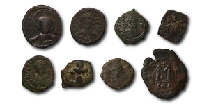 Byzantine Coins - AE Follis Group.