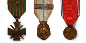 France. World War I AE Medal Group.