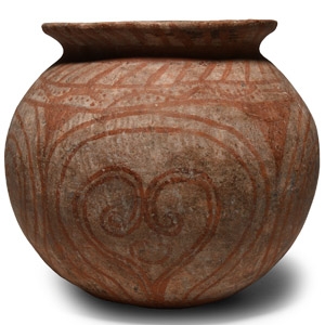 Ban Chiang Period Painted Terracotta Jar