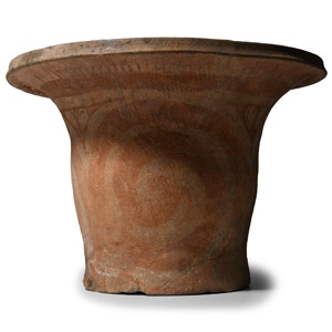 Ban Chiang Period Painted Fared Terracotta Vase