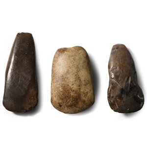 Stone Age York Polished Axehead Group