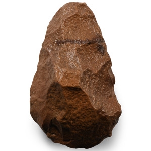 Stone Age Teardrop-Shaped Knapped Axehead