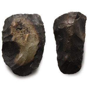 Stone Age Knapped Axehead Group
