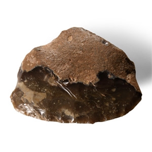 Stone Age Bifacially Knapped Flint Knife