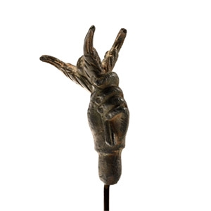 Roman Bronze Eros Statuette Fragment