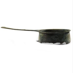 Large Roman Bronze Skillet