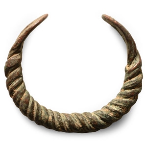 Viking Age Bronze Twisted Bracelet