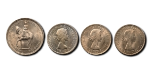 Hanover. Elizabeth II Crown & Halfcrown Group.