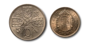 Hanover. Elizabeth II Crown & Halfcrown Group.