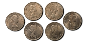 Hanover. Elizabeth II Halfcrown Group.