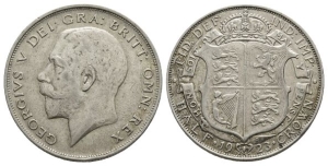 Great Britain. Windsor, George V AR Halfcrown.