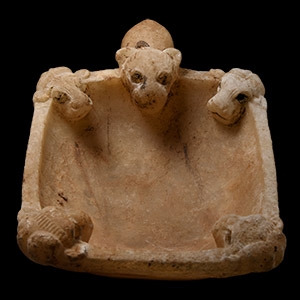 Mesopotamian Alabaster Libation Bowl