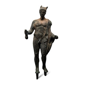 Roman Bronze Mercury Statuette